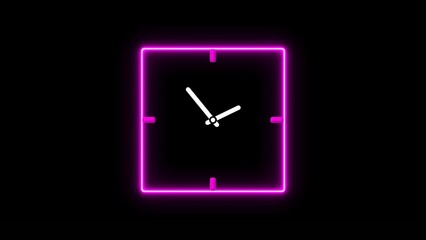 Abstract beautiful clock icon illustration background