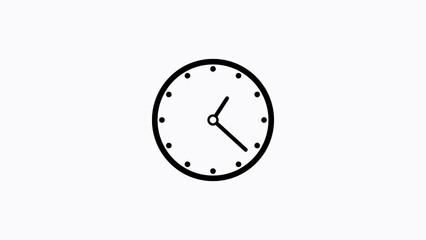 Abstract beautiful clock icon illustration background