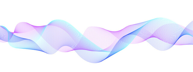 Abstract colorful blue, pink blend wave lines and technology background. Modern colorful flowing wave lines and glowing moving lines. Futuristic technology and sound wave lines background.