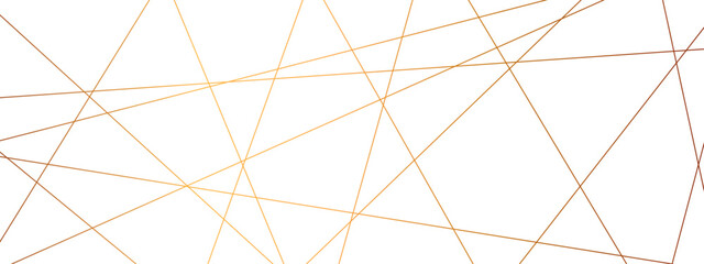 Luxury premium golden random chaotic wave lines abstract background. Luxury gold geometric lines with many squares and triangles shape background. Vector, illustration