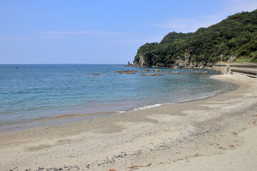 長崎の手熊の砂浜