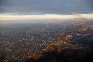 Fototapeta premium Sonnenuntergang Bodensee