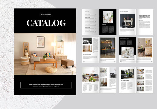 Clean Catalog Magazine Template