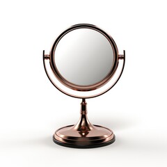 Magnifying mirror isolate on white background