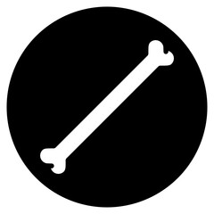 bones glyph icon