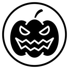 pumpkin glyph icon