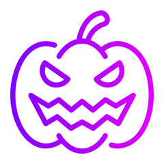 pumpkin gradient icon