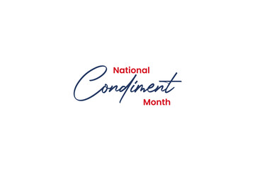 National Condiment Month
