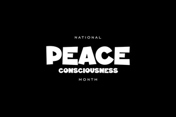 National Peace Consciousness Month