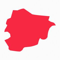 Obraz premium Abstract Andorra Simple Map Background