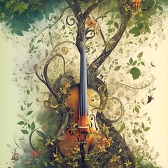 background with violin