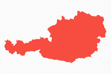 Abstract Austria Simple Map Background