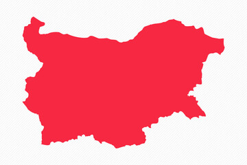 Abstract Bulgaria Simple Map Background