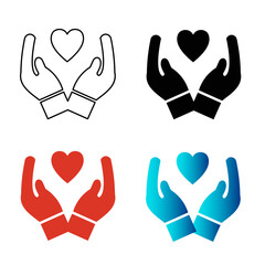 Abstract Charity Silhouette Illustration