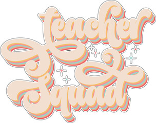 Teacher Sublimation Print Ready Colorful Graphics. Back to School Inspirational Positive Quotes for Kids and Students. 