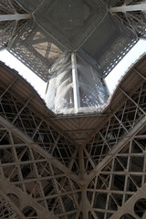 Detail of the Eiffel tower - Paris - France