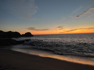 Coucher de Soleil Mexique Mazunte