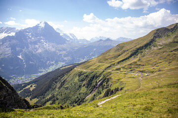 Fototapeta na wymiar Alpenblick Grindelwald