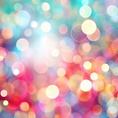 Obraz premium Soft colored Blur bokeh background. Abstract defocused summer bokeh background.