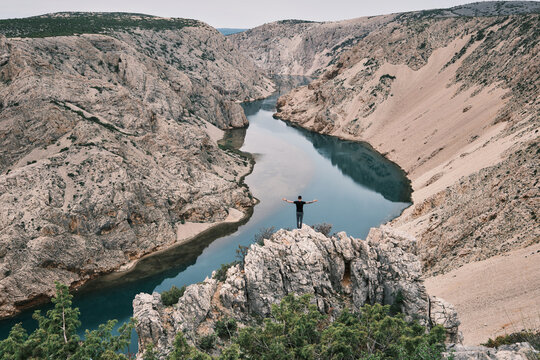 Winnetou canyon, Zrmanja, Croatia