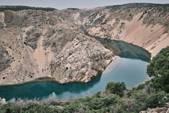 Winnetou canyon, Zrmanja, Croatia