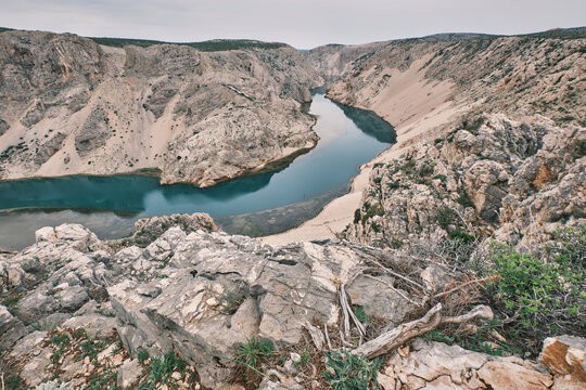 Winnetou canyon, Zrmanja, Croatia
