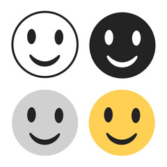 Abstract Modern Happy Silhouette Illustration