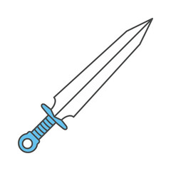 Sword icon vector on trendy style for design and print