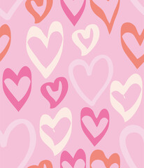 Love seamless pattern 