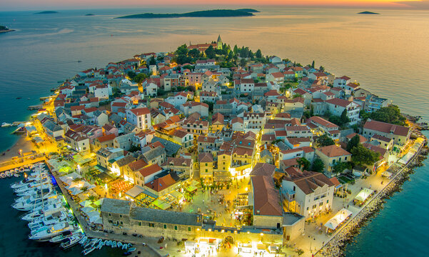 primosten from above 
