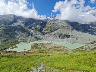 Fototapeta na wymiar High Alpine Road Grossglockner Mountains