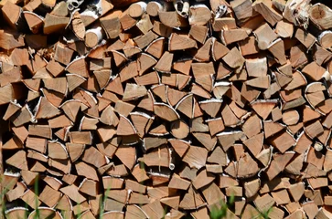 Photo sur Plexiglas Texture du bois de chauffage stack of firewood