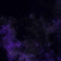 Fototapeta premium Purple space stars