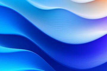 abstract background with smooth lines in blue and violet colors, vector illustration