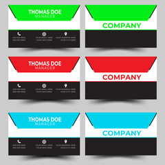 Luxury business card design