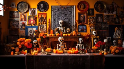 Traditional Altar Decor: Celebrating Dia de los Muertos in Mexico