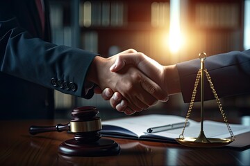 Expert Legal Consulting for Contracts and Court Cases. Professional Lawyers for Your Legal Services: Generative AI - obrazy, fototapety, plakaty