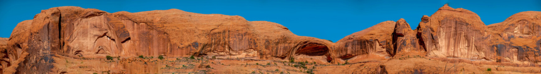 Colorado river cliff, panorama on potash road