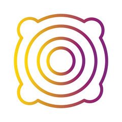Music Sound Speaker Gradient Icon