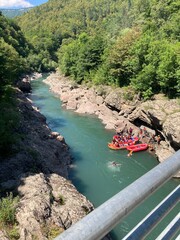 river in the mountains