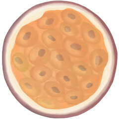 Passion fruit Watercolor
