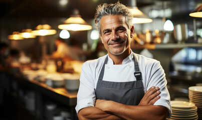 Culinary Excellence: Skilled Chef and Proud Owner