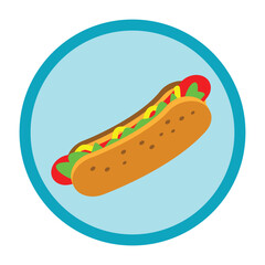 Food vector design. Flat design of food.