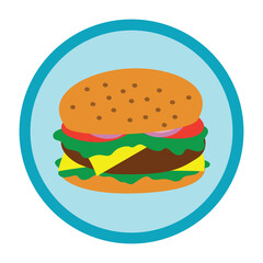 Food vector design. Flat design of food.