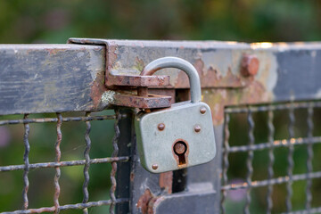 lock on the fence