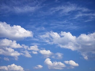 blue sky with cloud