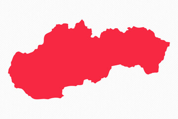 Fototapeta premium Abstract Slovakia Simple Map Background