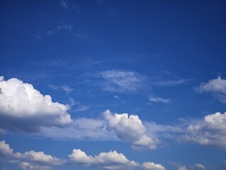 blue sky with cloud