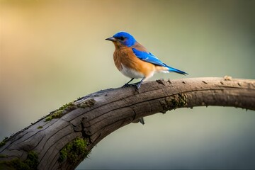 Obraz premium robin on a branch