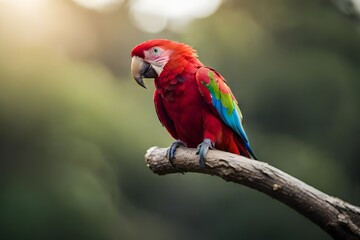 Obraz premium red and yellow macaw